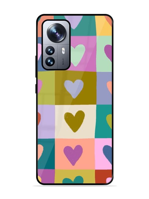 Box Of Hearts Glossy Soft Edge Case for Xiaomi Mi 12 Pro (5G) Chachhi