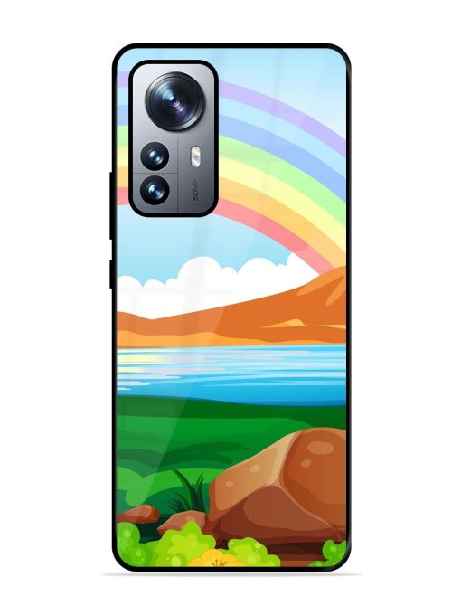 Rainbow Over The Lake Glossy Soft Edge Case for Xiaomi Mi 12 Pro (5G) Chachhi