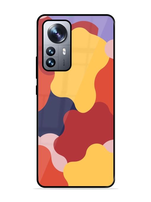 Gooey Color Chaos Glossy Soft Edge Case for Xiaomi Mi 12 Pro (5G) Chachhi