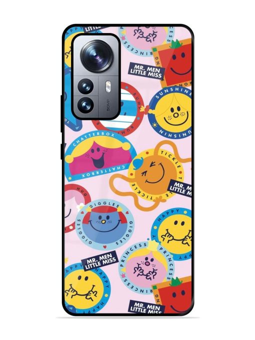 Whimsical Mr. Men & Little Miss Glossy Soft Edge Case for Xiaomi Mi 12 Pro (5G) Chachhi