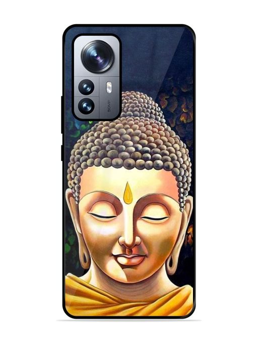 Buddha Face Glossy Soft Edge Case for Xiaomi Mi 12 Pro (5G)