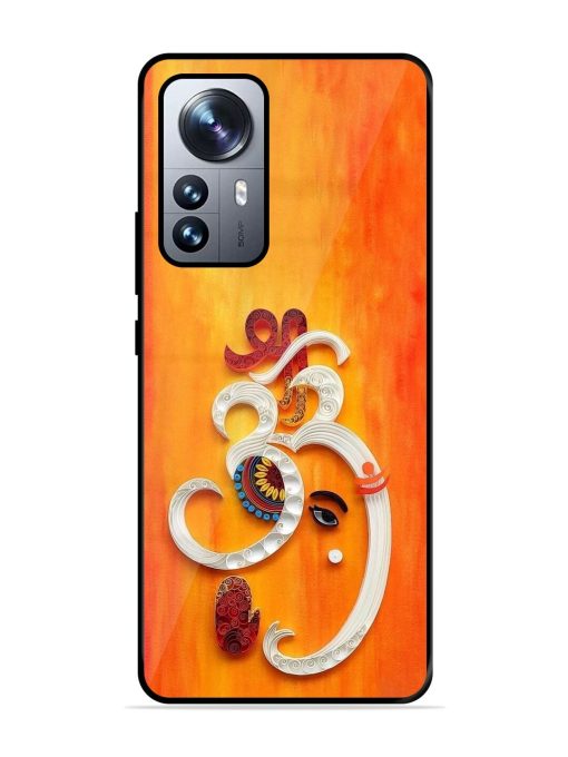 Ganesha In Quilling Art Glossy Soft Edge Case for Xiaomi Mi 12 Pro (5G) Chachhi