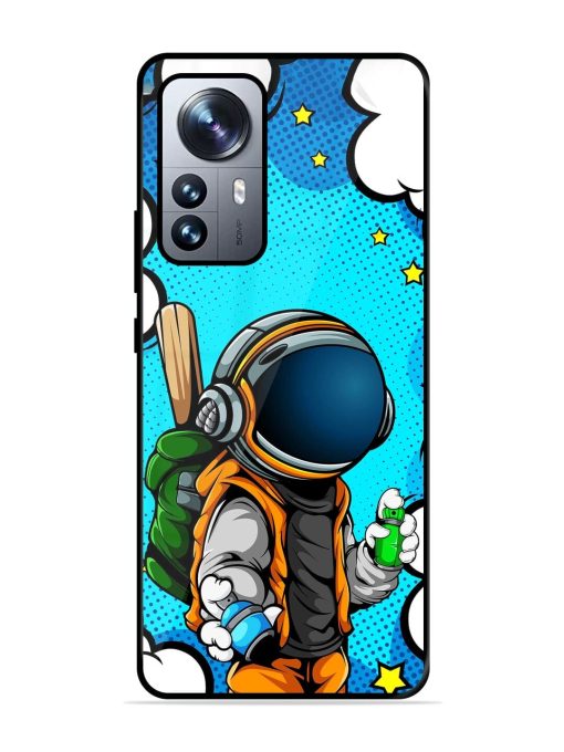 Space Graffiti Artist Glossy Soft Edge Case for Xiaomi Mi 12 Pro (5G) Chachhi