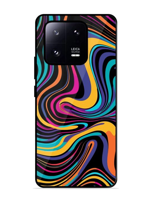 Psychedelic Swirl Glossy Soft Edge Case for Xiaomi Mi 13 Pro (5G) Chachhi