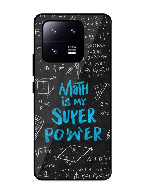 Math Magic Glossy Soft Edge Case for Xiaomi Mi 13 Pro (5G) Chachhi