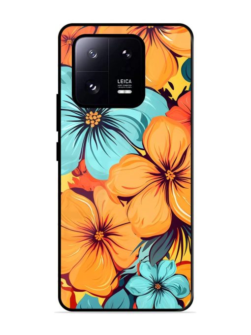 Tropical Bloom Glossy Soft Edge Case for Xiaomi Mi 13 Pro (5G) Chachhi