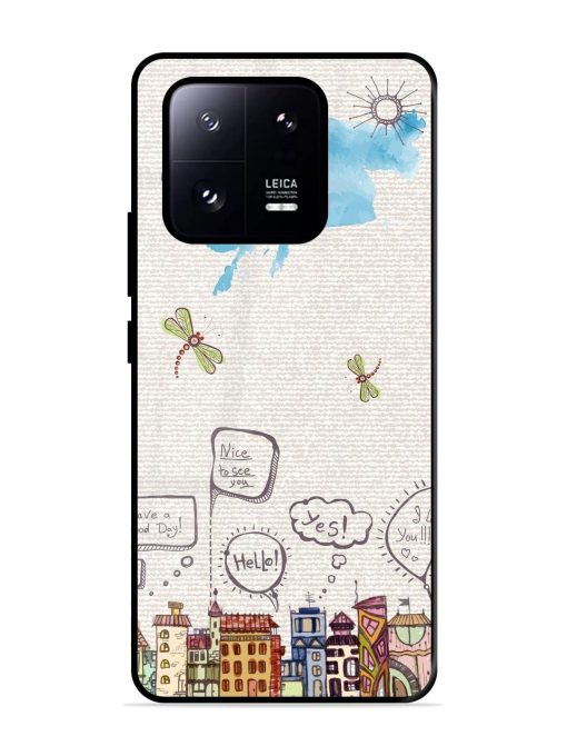 Doodle City Glossy Soft Edge Case for Xiaomi Mi 13 Pro (5G)