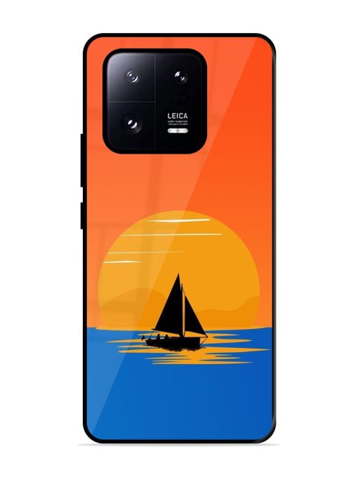 Sunset Sail Glossy Soft Edge Case for Xiaomi Mi 13 Pro (5G) Chachhi