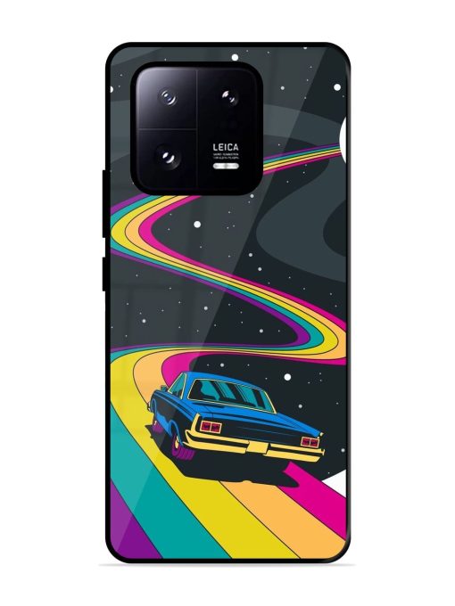 Rainbow Road Glossy Soft Edge Case for Xiaomi Mi 13 Pro (5G) Chachhi