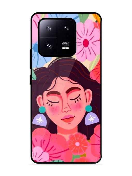 Blooming Serenity Glossy Soft Edge Case for Xiaomi Mi 13 Pro (5G) Chachhi