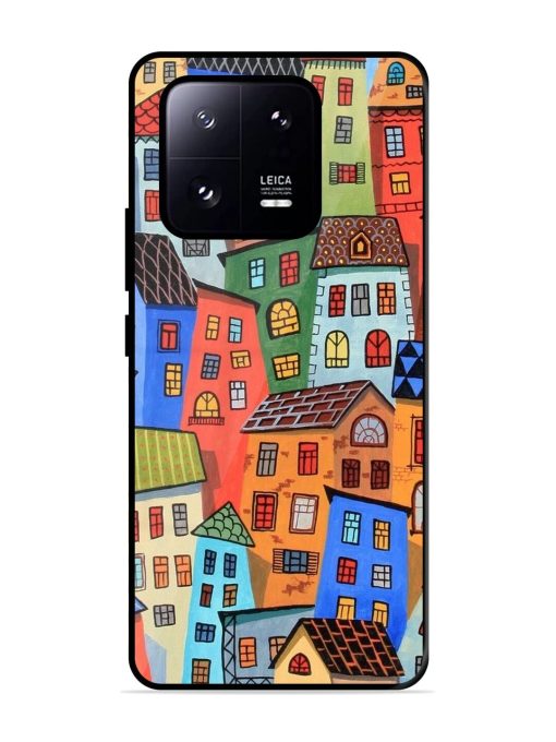 Rainbow House Glossy Soft Edge Case for Xiaomi Mi 13 Pro (5G) Chachhi