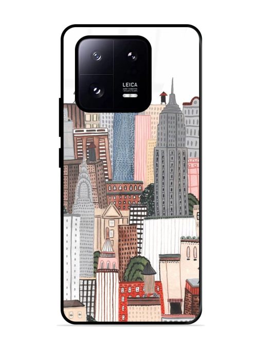 Cityscape Dreams Glossy Soft Edge Case for Xiaomi Mi 13 Pro (5G) Chachhi