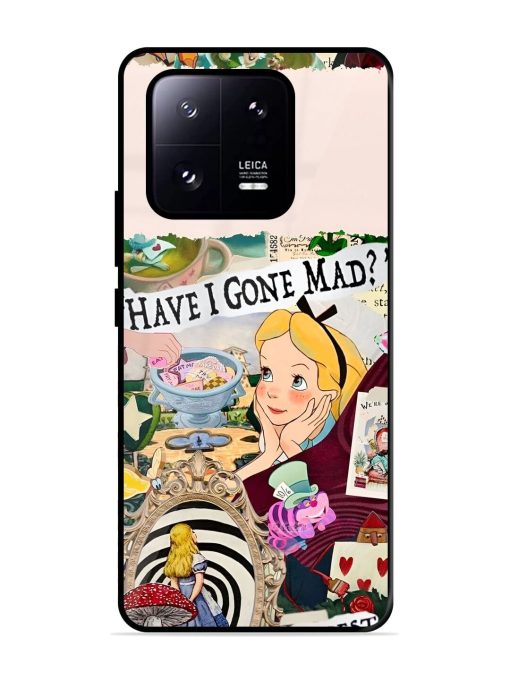 Mad Hatter'S Collage Glossy Soft Edge Case for Xiaomi Mi 13 Pro (5G) Chachhi