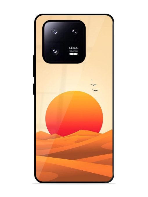 Desert Sunset Glossy Soft Edge Case for Xiaomi Mi 13 Pro (5G) Chachhi