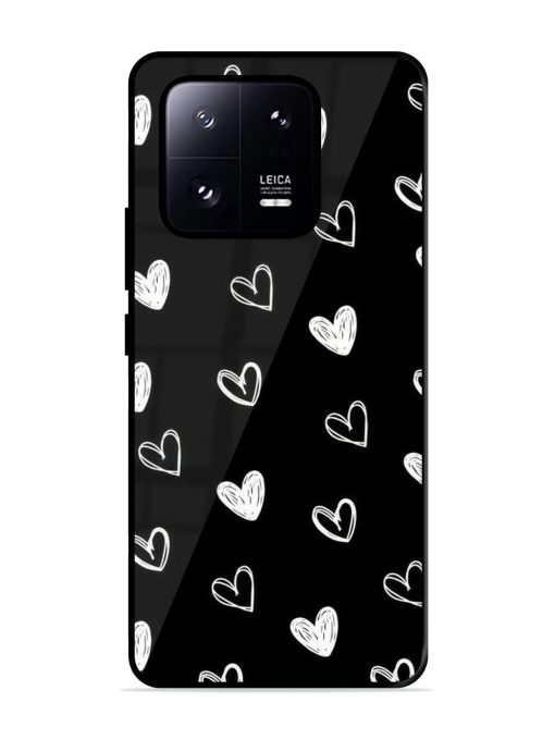 Scattered Hearts Glossy Soft Edge Case for Xiaomi Mi 13 Pro (5G) Chachhi