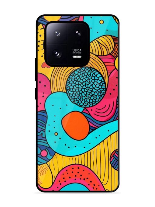 Psychedelic Patterns Glossy Soft Edge Case for Xiaomi Mi 13 Pro (5G) Chachhi