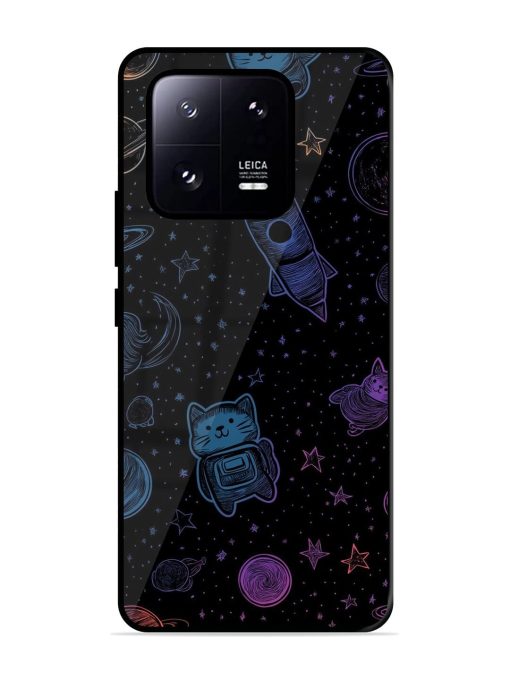 Cosmic Cat Chaos Glossy Soft Edge Case for Xiaomi Mi 13 Pro (5G) Chachhi