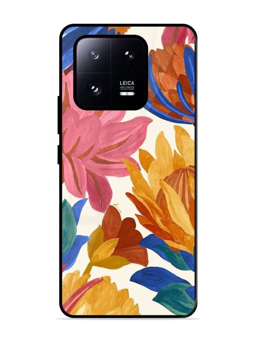 Blooming Tapestry Glossy Soft Edge Case for Xiaomi Mi 13 Pro (5G) Chachhi