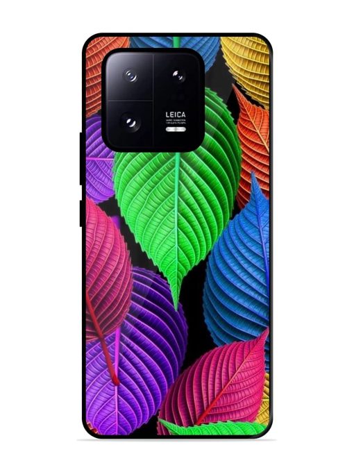 Rainbow Leaf Symphony Glossy Soft Edge Case for Xiaomi Mi 13 Pro (5G) Chachhi