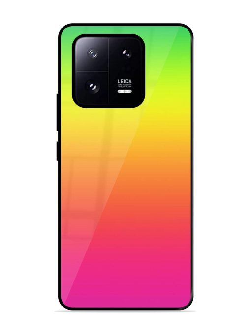 Rainbow Gradient Glossy Soft Edge Case for Xiaomi Mi 13 Pro (5G) Chachhi