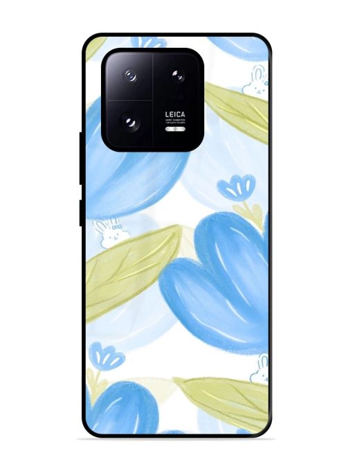 Bunny'S Blue Garden Glossy Soft Edge Case for Xiaomi Mi 13 Pro (5G) Chachhi