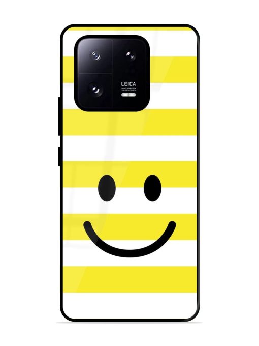 Smiling Stripes Glossy Soft Edge Case for Xiaomi Mi 13 Pro (5G) Chachhi