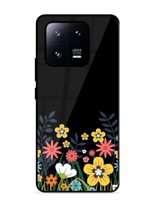 Floral Night Sky Glossy Soft Edge Case for Xiaomi Mi 13 Pro (5G) Chachhi