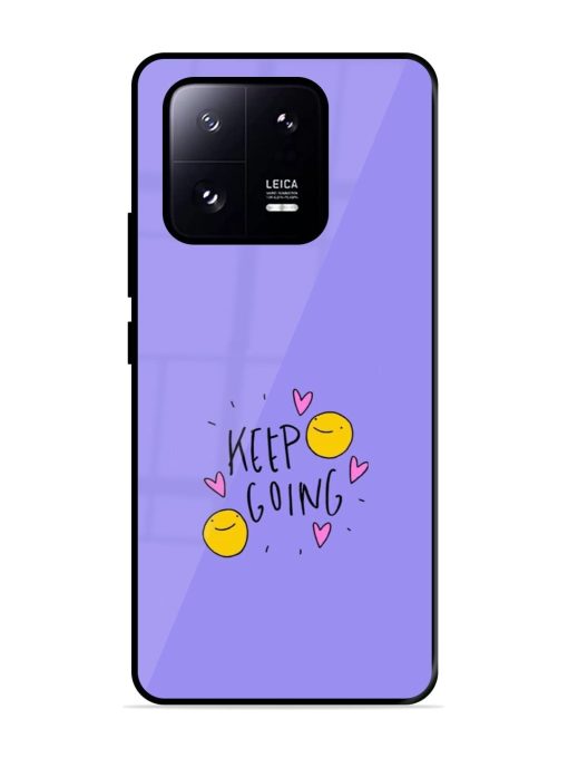 Smiling Through It All Glossy Soft Edge Case for Xiaomi Mi 13 Pro (5G) Chachhi