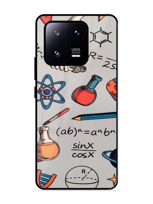 Science Doodle Delight Glossy Soft Edge Case for Xiaomi Mi 13 Pro (5G)