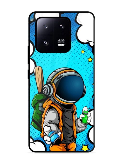 Space Graffiti Artist Glossy Soft Edge Case for Xiaomi Mi 13 Pro (5G) Chachhi