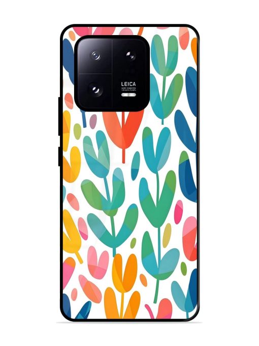 Rainbow Of Blooms Glossy Soft Edge Case for Xiaomi Mi 13 Pro (5G) Chachhi