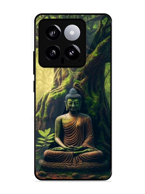 Green Buddha Art Glossy Soft Edge Case for Xiaomi Mi 14 (5G) Chachhi