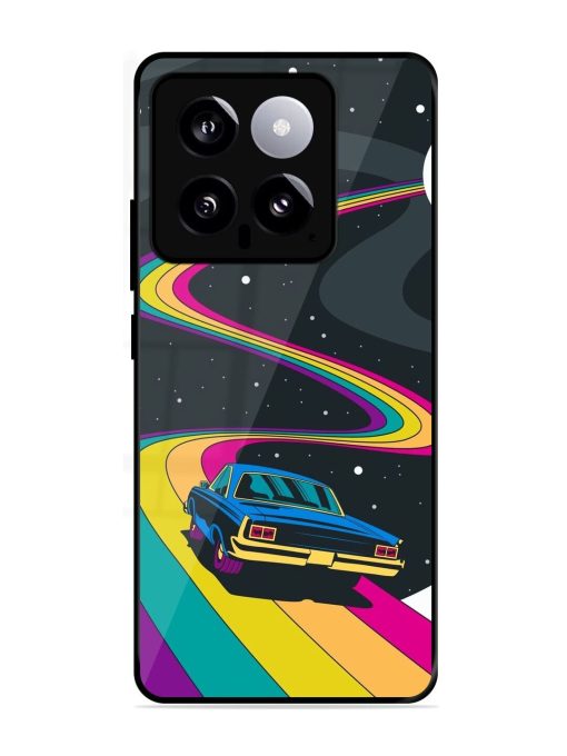 Rainbow Road Glossy Soft Edge Case for Xiaomi Mi 14 (5G) Chachhi