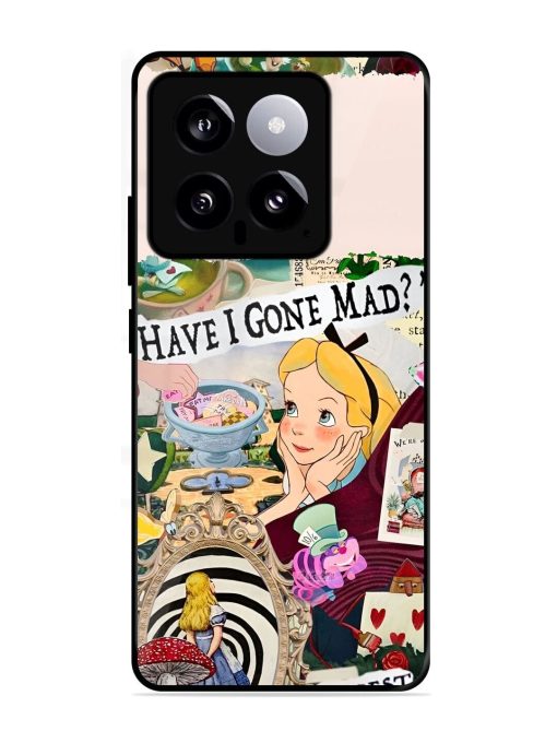 Mad Hatter'S Collage Glossy Soft Edge Case for Xiaomi Mi 14 (5G) Chachhi