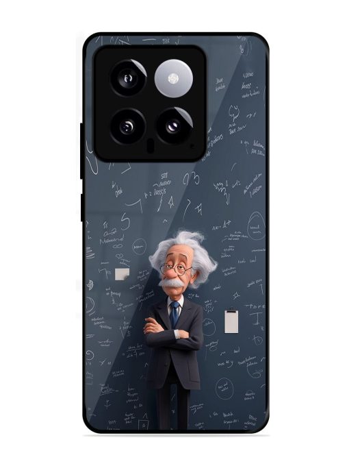 Albert Einstein Glossy Soft Edge Case for Xiaomi Mi 14 (5G) Chachhi