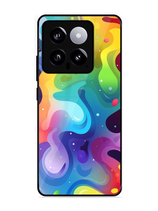 Rainbow River Glossy Soft Edge Case for Xiaomi Mi 14 (5G) Chachhi