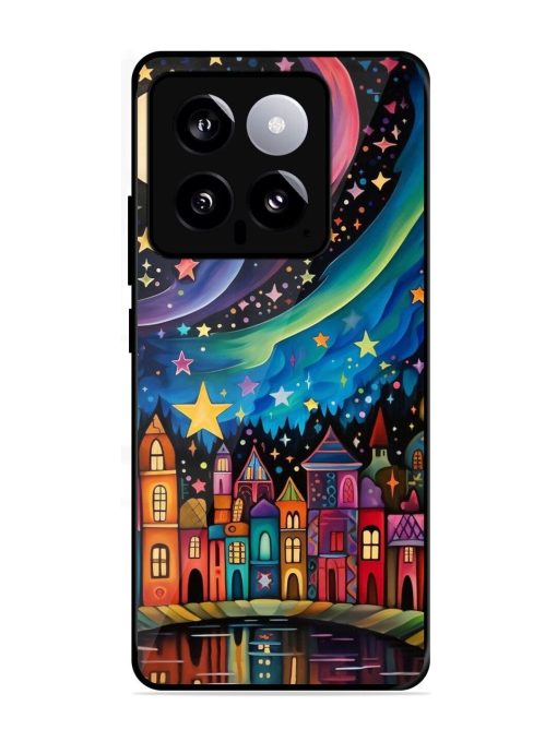 Starlit Village Glossy Soft Edge Case for Xiaomi Mi 14 (5G) Chachhi