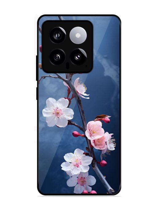 Delicate Blossoms Glossy Soft Edge Case for Xiaomi Mi 14 (5G) Chachhi