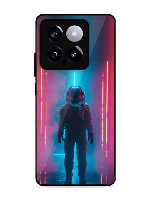 Neon Astronaut Glossy Soft Edge Case for Xiaomi Mi 14 (5G) Chachhi