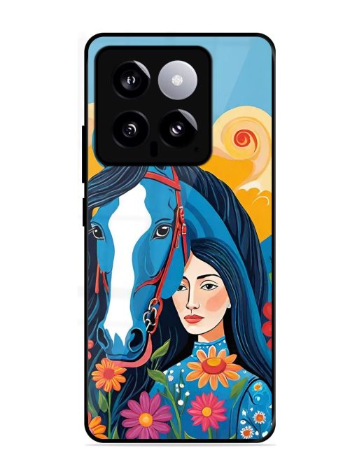 Equine Enchantment Glossy Soft Edge Case for Xiaomi Mi 14 (5G) Chachhi