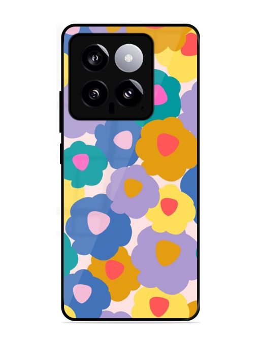 Flower Power Glossy Soft Edge Case for Xiaomi Mi 14 (5G) Chachhi