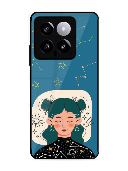 Cosmic Daydreamer Glossy Soft Edge Case for Xiaomi Mi 14 (5G) Chachhi