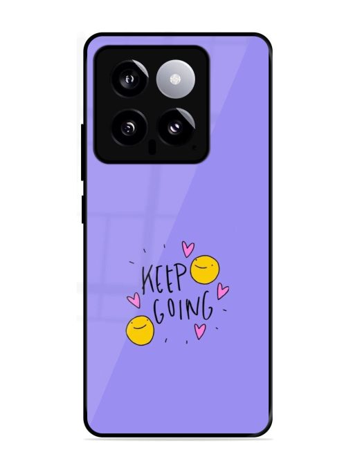 Smiling Through It All Glossy Soft Edge Case for Xiaomi Mi 14 (5G) Chachhi