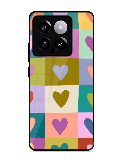 Box Of Hearts Glossy Soft Edge Case for Xiaomi Mi 14 (5G) Chachhi