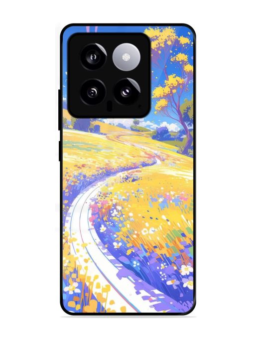 Vibrant Spring Meadow Glossy Soft Edge Case for Xiaomi Mi 14 (5G) Chachhi