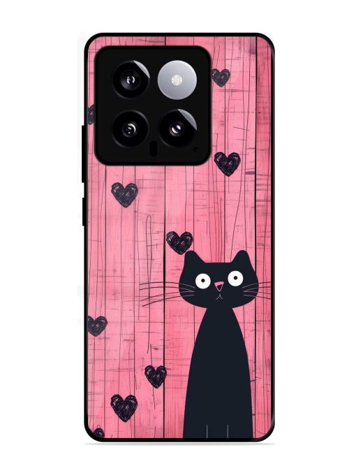 Feline Valentine'S Day Glossy Soft Edge Case for Xiaomi Mi 14 (5G) Chachhi