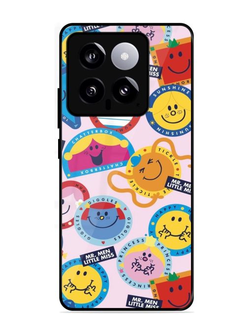 Whimsical Mr. Men & Little Miss Glossy Soft Edge Case for Xiaomi Mi 14 (5G) Chachhi