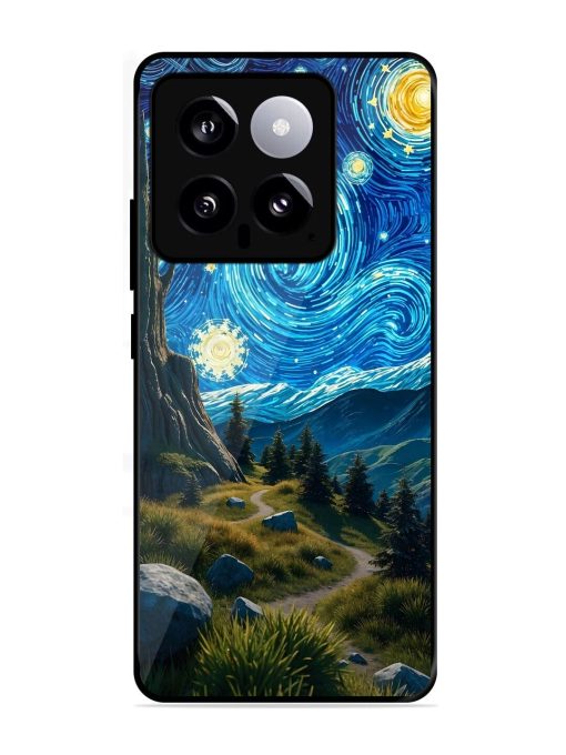 Starry Night In The Shire Glossy Soft Edge Case for Xiaomi Mi 14 (5G) Chachhi