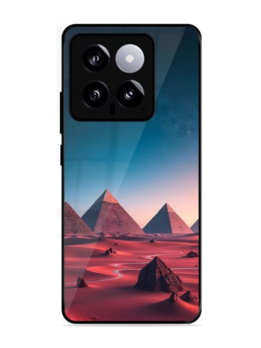 Ancient Wonders Sky Glossy Soft Edge Case for Xiaomi Mi 14 (5G) Chachhi