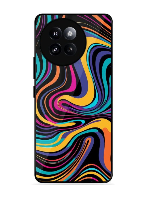 Psychedelic Swirl Glossy Soft Edge Case for Xiaomi Mi 14 Civi (5G) Chachhi